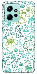 TPU чохол Demsky Dino pattern для Xiaomi Redmi Note 12 4G