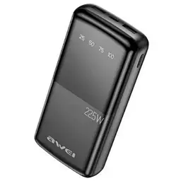 Повербанк Power Bank AWEI P13K портативна батарея зі швидкою зарядкою 22.5W 20000 mAh Чорний