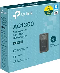 Бездротовий адаптер Wi-Fi TP-Link Archer T3U AC1300 USB 3.0 - мініатюра 2