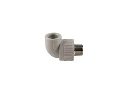 Кут Thermo Alliance 1/2" 90° d 20мм поліпропіленовий 1/2"З для поліпроп. труб (DSE4015) - мініатюра 3