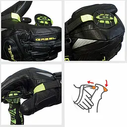 Лижні палиці Gabel HS-R 130 см Black/Red (7009150091300) - мініатюра 6