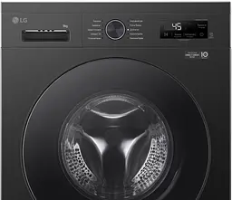 Пральна машина LG фронтальна, 9кг, 1200, A+++, 55см, дисплей, пара, інвертор, чорний (F2Y1VS5J) - мініатюра 8