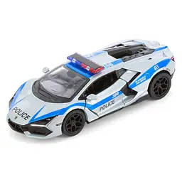 Колекційна машинка Lamborghini Revuelto KT5459WPR (Silver) масштаб 1:42 Kinsmart