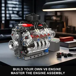 Конструктор Mould Двигун LSX454 V8 (10171) [160809] - мініатюра 6