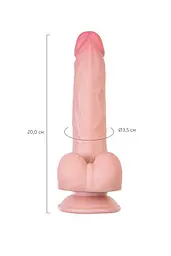 Фалоімітатор My Babe by RealStick My Honey 20 cm (тілесний) - мініатюра 20