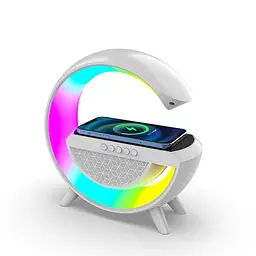 Розумний світильник / Нічник з бездротовою зарядкою для телефону / Bluetooth-колонка - мініатюра 3