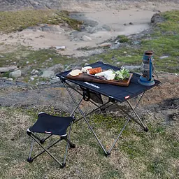 Стілець розкладний туристичний Naturehike NH20JJ019 (Чорний) - мініатюра 8