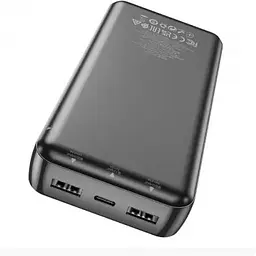 Зовнішній акумулятор Hoco Power Bank J100A 20000 mAh Чорний 6931474783585 - мініатюра 2
