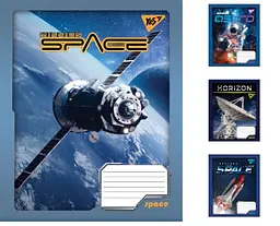 
Зошити учнівські 36 аркушів лінія. YES Space 15 шт. в упаковці