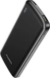 Універсальна мобільна батарея Choetech 10000mAh 12W USB-A,USB-C чорна - мініатюра 2