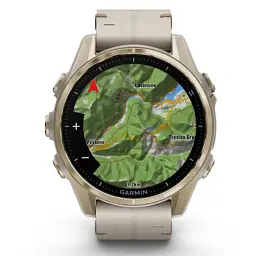 Смарт-годинник Garmin fenix 8 43mm, AMOLED, Saph, SftGldSS/FogGryLeatherBnd, Excl, GPS (010-02903-40) - мініатюра 10