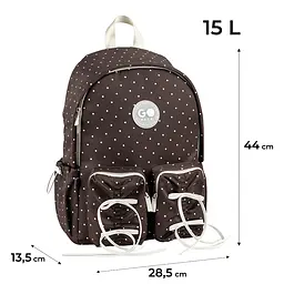 Рюкзак GoPack Education Teens 130L коричневий Коричневий (GO26-130L-2) - мініатюра 2