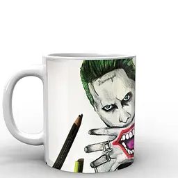 Кухоль GeekLand Джокер Joker олівці JK.02.008 330 мл білий - мініатюра 2