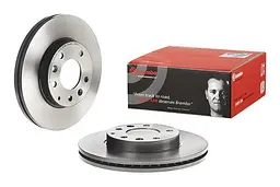 Диск гальмівний передній вентильований Mazda 323 VI, Premacy, 626 V, 6 97-08р Brembo (09.9585.11)