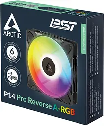 Вентилятор Arctic P14 Pro Reverse A-RGB Чорний (ACFAN00323A) - мініатюра 5