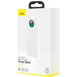Зовнішній акумулятор (Power Bank) Baseus Amblight Quick Charge 65W 30000 mAh White (PPLG-A02) - мініатюра 3