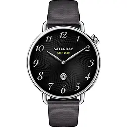 Смарт-годинник Xiaomi Watch S4 41mm Fluororubber Strap Black (BHR07VRGL) [148152] - мініатюра 3