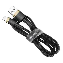 Кабель Baseus Dura Series Cable USB to Lightning 2.4A 1m P10377801U01-00 Black-Gold - мініатюра 3