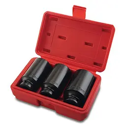 Комплект ударних головок довгих для ступичних гайок 1/2" Toptul hoz0007650 - мініатюра 1