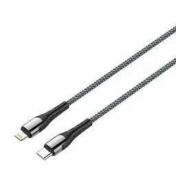 Кабель Type-C - Lightning, 1 м, Grey, ColorWay, 30 Вт, 3A (CW-CBPDCL033-GR)
