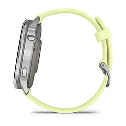 Смарт-годинник Garmin Venu 4 45mm Silver Bezel with Citron Silicone Band (010-03014-02) - мініатюра 3