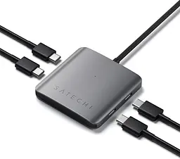 USB-C хаб Satechi 4-в-1 з USB 3.2 10Gbps та зарядкою PD 100W