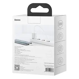 Зарядний пристрій Baseus Super Si швидке заряджання 1xUSB-C білий (CCSP020102) - мініатюра 6