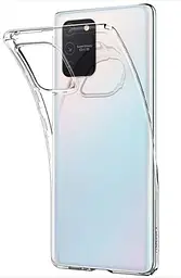 Чохол Silicone Case WS Samsung S10 Lite (G770) Прозорий