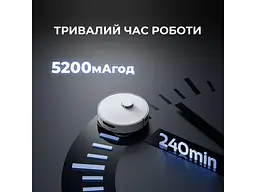 Робот-пилосос з вологим прибиранням Deerma X80 (DEM-X80) - мініатюра 2