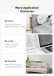Кабель Baseus Superior Series Fast Charging USB to USB-C 66W 1m (CATYS-01) Black [67658] - мініатюра 11