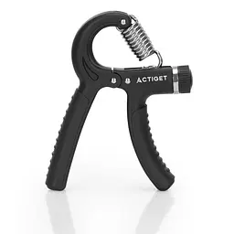 Еспандер кистьовий Actiget 5-60 кг з регульованим навантаженням ACT0051 Black