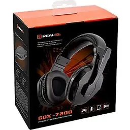 Навушники Real-El GDX-7200 Black (EL124100018) - мініатюра 6