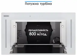 Витяжка Eleyus GEMINI 800 LED 52 WH (6642037) - мініатюра 5