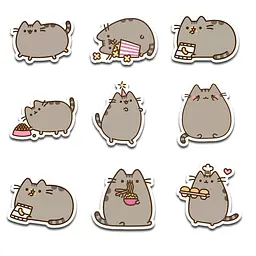 Стікерпак GeekLand Pusheen 45 штук (SP P 01) - мініатюра 6
