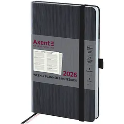 Щотижневик Axent 2026 Partner Lines 125 x 195 мм чорний (8515-26-01-A) - мініатюра 2