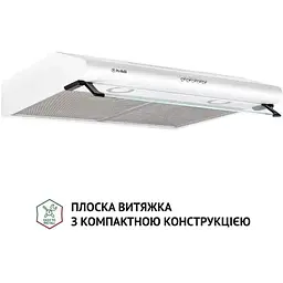 Витяжка пласка Perfelli PL 6042 W LED - мініатюра 2