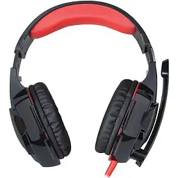 Навушники REAL-EL GDX-8000 Vibration Surround 7.1 Backlit black-red (EL124100017) - мініатюра 2