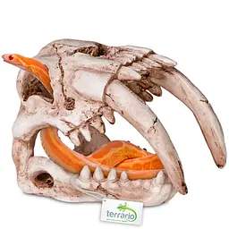Декорація череп тигра Terrario Sabertooth Skull 13x8,5x11см (15911) - мініатюра 7