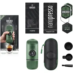 Портативна кавоварка Wacaco Nanopresso + Case Green (WNANOGREEN) [168814] - мініатюра 3
