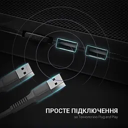 Підставка для ноутбука GamePro Tornado 17" Black (CP575) - мініатюра 10