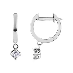 Сережки з білого золота (з40032)
