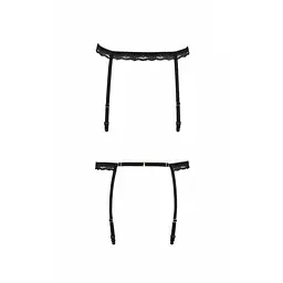 Пояс-стрепи для панчох Shelly Garter Belt black - Passion Exclusive 2XL/3XL - мініатюра 5