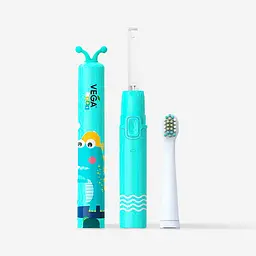 Електрична дитяча зубна щітка Vega Kids VK-500B звукова бірюзова - мініатюра 10
