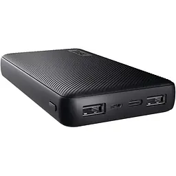 Trust Акумулятор портативний літій-іонний power bank Primo ECO, 20000мА·год, 2хUSB-A/USB-C, 15W, чорний