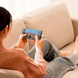 Кабель Baseus Dynamic Series Fast Charging Cable USB to Type-C 100W 1m CALD000603 Blue - мініатюра 9