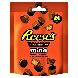 Шоколадні цукерки Reese's Peanut Butter Cups Minis 68 г