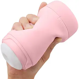 Мастурбатор TENGA PUFFY Strawberry Pink, ультрам’який матеріал, багаторазовий, наскрізний - мініатюра 6