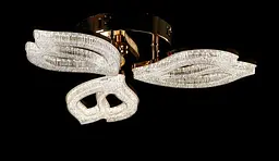 Стельова світлодіодна люстра Splendid Ray L1707/3 LED (FGD), золото, 72 Вт, від 6-15 м² - мініатюра 3