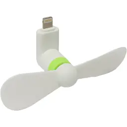USB вентилятор DK White/Green [111517] - мініатюра 2