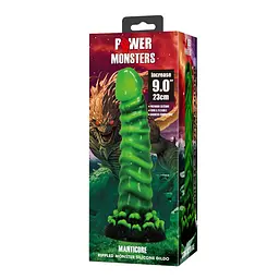 Фалоімітатор Power Monsters Manticore, 23 см (зелений) - мініатюра 7